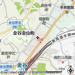 静岡県島田市金谷田町周辺の地図