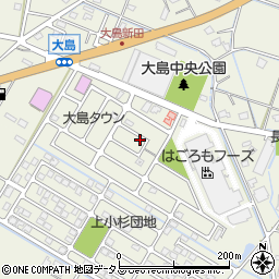 静岡県焼津市大島735-62周辺の地図
