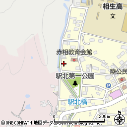 兵庫県相生市山手1丁目23周辺の地図