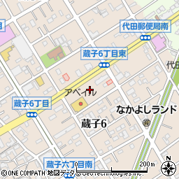 サンドラッグ豊川蔵子店周辺の地図