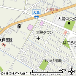 静岡県焼津市大島735-94周辺の地図