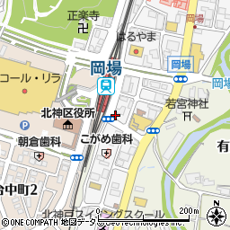 トヨタレンタリース神戸岡場駅前店周辺の地図