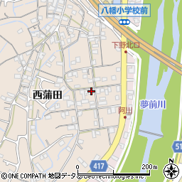 兵庫県姫路市広畑区西蒲田1055周辺の地図