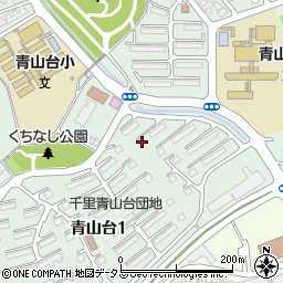 ＵＲ千里青山台周辺の地図