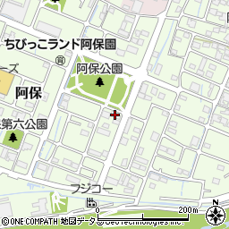 兵庫県姫路市阿保386-1周辺の地図