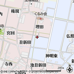 愛知県西尾市平口町仏照伝70周辺の地図