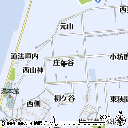 愛知県常滑市坂井庄ケ谷周辺の地図