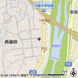 兵庫県姫路市広畑区西蒲田1089周辺の地図