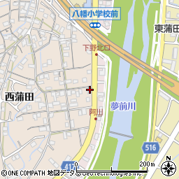 兵庫県姫路市広畑区西蒲田1088周辺の地図