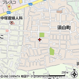 エイブルパーキング須山町駐車場周辺の地図
