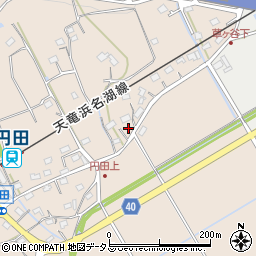 静岡県周智郡森町円田789-1周辺の地図