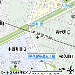 スギドラッグ牛久保店周辺の地図