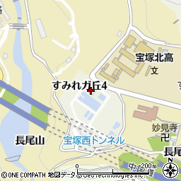 宝塚市上下水道局　水質試験所周辺の地図