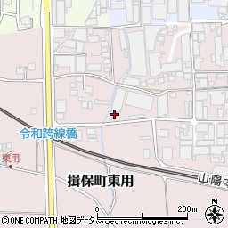 兵庫県たつの市揖保町東用252-1周辺の地図
