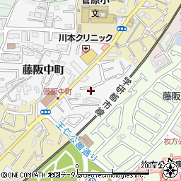 大阪府枚方市藤阪中町7-22周辺の地図