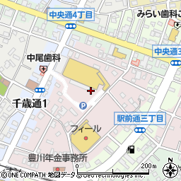 〒442-0053 愛知県豊川市金屋町の地図