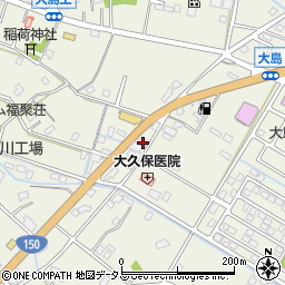 静岡県焼津市大島670周辺の地図