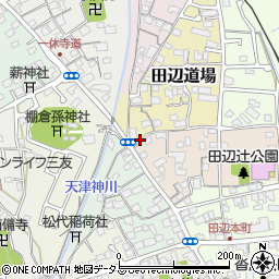 京都府京田辺市田辺道場5周辺の地図