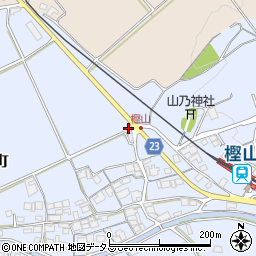 兵庫県小野市樫山町351周辺の地図