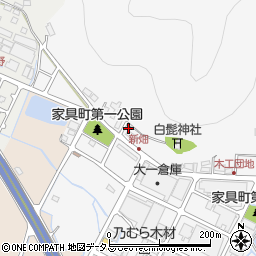 兵庫県姫路市別所町家具町周辺の地図