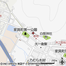 兵庫県姫路市別所町（家具町）周辺の地図