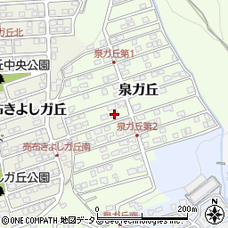 グランジュール泉ケ丘周辺の地図