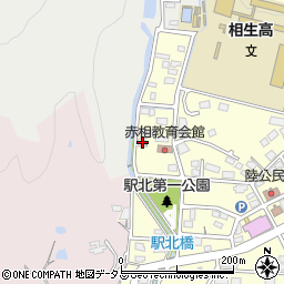 兵庫県相生市山手1丁目27周辺の地図