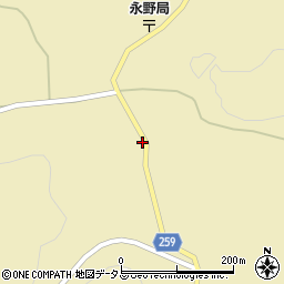 広島県神石郡神石高原町永野2378周辺の地図