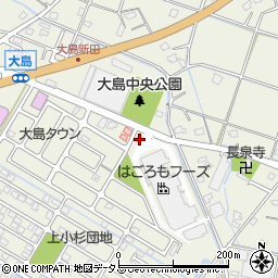 静岡県焼津市大島735-51周辺の地図