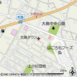 静岡県焼津市大島735-53周辺の地図