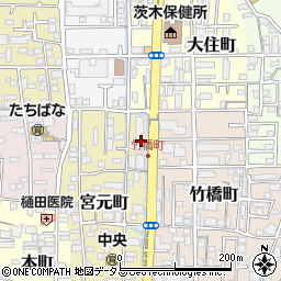 住友生命保険相互会社　茨木支社茨木桜支部周辺の地図