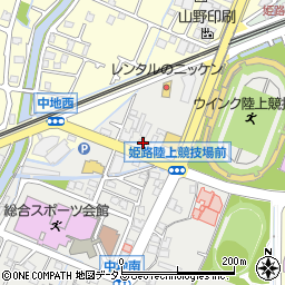 兵庫県姫路市中地430周辺の地図