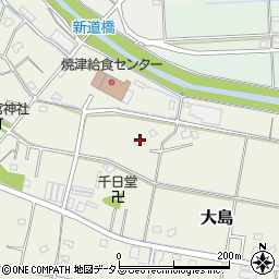 静岡県焼津市大島1278周辺の地図