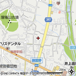 兵庫県姫路市御国野町国分寺583-1周辺の地図