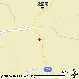 広島県神石郡神石高原町永野2369周辺の地図