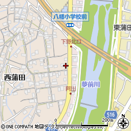 兵庫県姫路市広畑区西蒲田1086周辺の地図