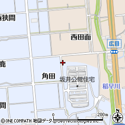 愛知県常滑市坂井奥東狭間周辺の地図