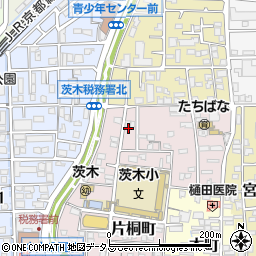大阪府茨木市片桐町9周辺の地図