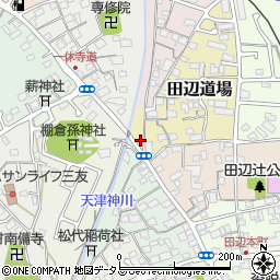 京都府京田辺市田辺道場3周辺の地図