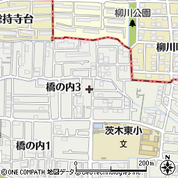 おそうじ本舗　茨木市駅前店周辺の地図