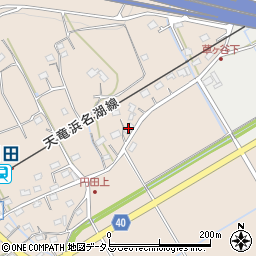 静岡県周智郡森町円田787周辺の地図
