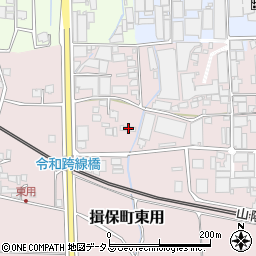 兵庫県たつの市揖保町東用293-1周辺の地図