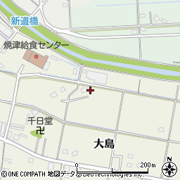 静岡県焼津市大島1452周辺の地図