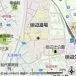 京都府京田辺市田辺道場21周辺の地図