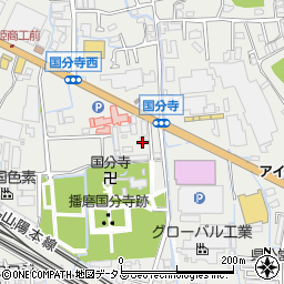 兵庫県姫路市御国野町国分寺138周辺の地図