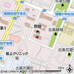 神戸地方法務局姫路支局周辺の地図
