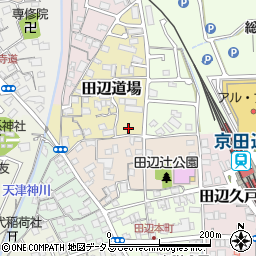 京都府京田辺市田辺道場23周辺の地図