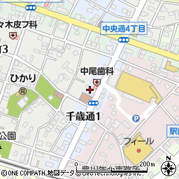 株式会社中部　豊川営業所周辺の地図
