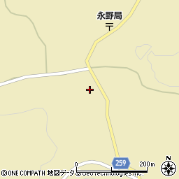 広島県神石郡神石高原町永野2372周辺の地図