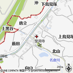 愛知県豊橋市石巻小野田町（北山）周辺の地図